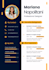 make professional resume design and modern CV template