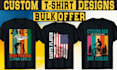do custom t shirt design and bulk t shirt designs