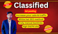 do classified ads posting backlinks in top classified ad posting site