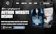 design book author website, ebook website, wix author website, author website