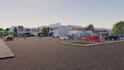 design 3d  residential, resort and industrial warehouse site plan