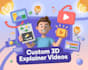 create high converting 3d animated explainer video