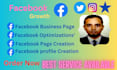do face book business page create and full setup