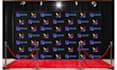design a custom step and repeat, event backdrop, expo banner
