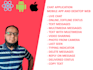 do live chat mobile and web application