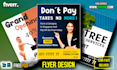 create a creative flyer and poster