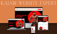 design a stylish kajabi website, kajabi landing page, online course