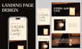 design a responsive landing page using figma