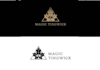 design outstanding mystical forest logo