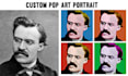 create a warhol pop art portrait