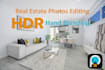 do real estate hdr photos editing with natural blending