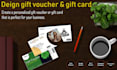 design gift voucher and gift cards