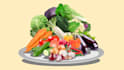 make vector fruits, vegetables, etc