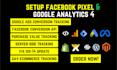 setup google ads conversion tracking,meta conversion API,ga4 ecommerce via stape
