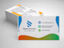 design a print ready or virtual visiting card with free qr code