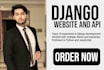 be your django developer for python API and django website