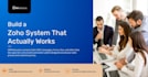 up zoho one zoho crm zoho campaigns zoho forms zoho flow and zoho bigin