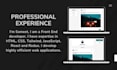 be your front end web developer using react js, next js