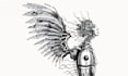 do unique hand drawn black and white classic illustrations