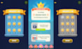 create full complete 2d game ui ux design