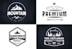 do professional retro, badge and vintage logo