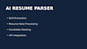 develop ai powered resume screening, ats recruitment system
