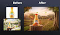 do professional photo manipulation advertising poster