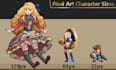 create pixel art characters, icons and assets