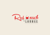 design premium red coach lounge logo