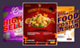 design awesome attractive restaurant menu food poster