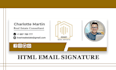 create html email signature, clickable html email signature