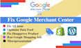 fix google merchant center misrepresentation issued  and any gmc issue