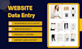 do wordpress data entry, product listing and copy paste job