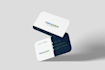 design trendy business card, professional visiting card