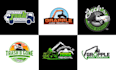 do awesome junk removal logo design