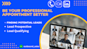 be your linkedin b2b sales manager and appointment setter