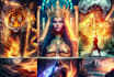 create images and concept art using midjourney ai