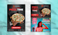 design creative social media posts, banner ads