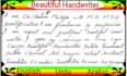 write hand writing  assignments jobs and any type of writing