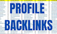 create profile backlinks, link building from high da 90 plus