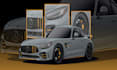 make your car into a funny car illustration cartoon