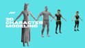 do 3d character modeling for game, animation etc