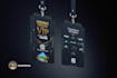 design id badge,name card,business card,lanyard