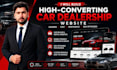 make responsive car dealership website, automotive cars rental site