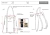 create technical sketches of your leather bag design