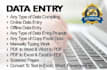 do data entry and PDF to doc convert file
