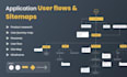 design userflow, sitemaps, and wireframes for mobile apps and website