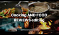 edit cooking videos, food reviews and cooking tutorials