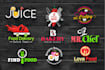 design food and restaurant logo