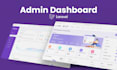 develop user dashboard using php laravel and mysql